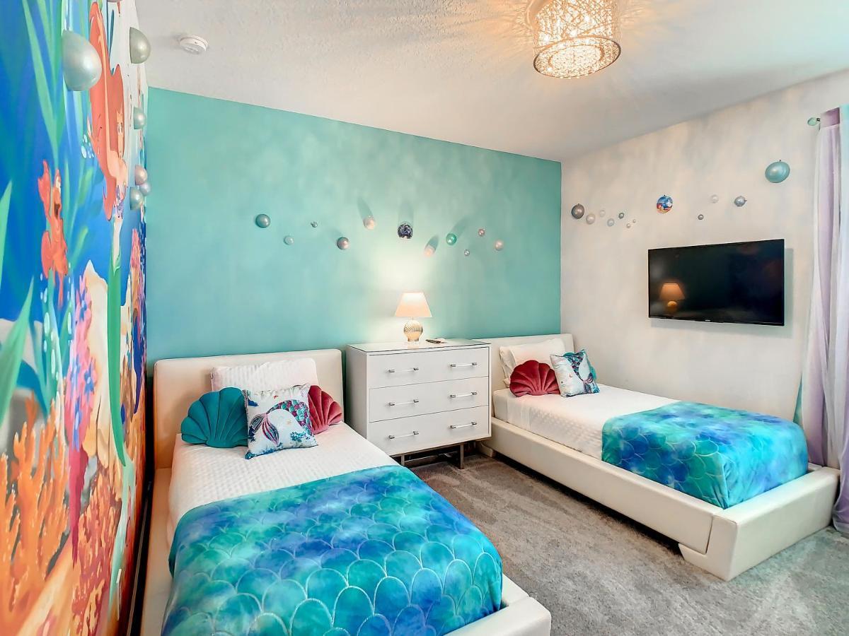 7 Bdr Family Themed Home With Mario Games Room And Free Pool Heat Orlando Exterior photo